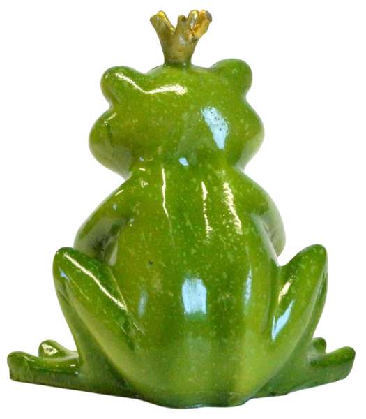 2er Set Lustiger Frosch mit Kussmund oder Brille klein ca. 9 cm - Dekofigur